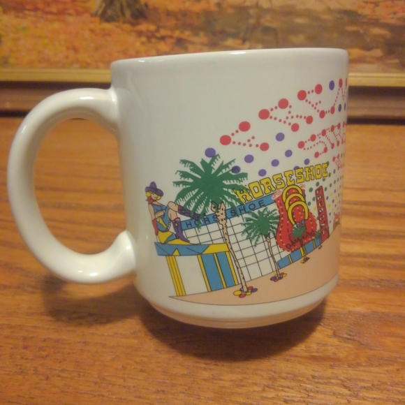 Fremont Street ☕ Plaza Downtown Las Vegas Nevada Coffee Mug 🔥 Awesome Detail 💎 - Picture 3 of 12